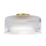 Nadine 60W 1 LED Flush Mount 6.25 Inch Tall X 11.75 Inch Wide by Dainolite - NAD-123FH