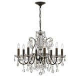 Butler 8 Light Medium Chandelier by Crystorama - 3028