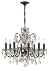 Butler 8 Light Medium Chandelier by Crystorama - 3028