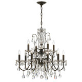 Butler 12 Light Large Chandelier by Crystorama - 3029