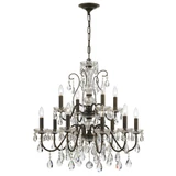 Butler 12 Light Large Chandelier by Crystorama - 3029