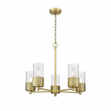 Bolivar 5 Light Medium Chandelier by Innovations 428-5CR-G428-7 - 428-5CR-G428-7
