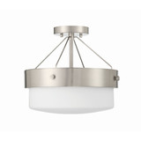 Oak Street 2 Light 13 Inch Wide Semi Flush Mount by Craftmade - XS3213