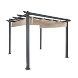 Aurora Pergola 8 Foot 9 Inch by 9 Foot 1 Inch by Coolaroo - aurora