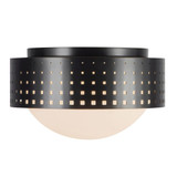 Astoria 2 Light Flush Mount 5.75 Inch Tall and 10 Inch Wide by Kuzco - FM70810