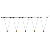 Faria Double 50W LED Trilo Ceiling Track Head 80.75 Inch Length by Kuzco - TR5-P27203