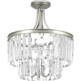 Banks Hollow 3 Light 16.25 Inch Wide Semi Flush Mount by BSH - 70-BEL-544241