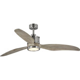 Ladywell Ride Wide Ceiling Fan 1 Light Handheld Remote 60 Inches wide by BSH - 70-BEL-756662