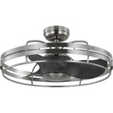 Harewood Laurels 3 Blade Ceiling Fan with Wall Bracket 26 Inches Wide by BSH - 70-BEL-1283909