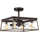 Pippin Coppice 22 Inch 3 Blade Ceiling Fan with Light Kit by BSH - 70-BEL-1053233