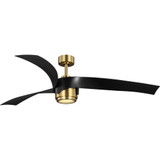 Linton Nook 3 Blade Ceiling Fan with Light Kit 62 Inches Wide by BSH - 70-BEL-1325177
