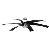 Linton Nook 6 Blade Ceiling Fan with Light Kit 72 Inches Wide by BSH - 70-BEL-1325183