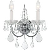 Imperial 2 Light Candle Style Wall Sconce by Crystorama - 3222