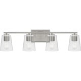 Seaforth Passage 4 Light Clear Glass Vanity Light by BSH - 70-BEL-1302166