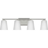 Seaforth Passage 4 Light Ethed Glass Vanity Light by BSH - 70-BEL-1302204