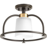 Clarendon Head 1 Light 13.5 Inch Wide Semi Flush Mount by BSH - 70-BEL-614881