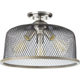 Kew Mews 3 Light 16 Inch Wide Semi Flush Mount by BSH - 70-BEL-687677