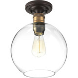 Howe By-Pass 1 Light 10 Inch Wide Semi Flush Mount by BSH - 70-BEL-621224