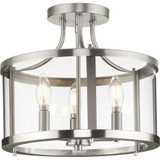 Pocohontas Crescent 3 Light 13 Inch Wide Flush Mount by BSH - 70-BEL-1283922