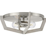 Durham Firs 2 Light 15 Inch Wide Flush Mount by BSH - 70-BEL-1158511