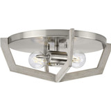 Durham Firs 2 Light 15 Inch Wide Flush Mount by BSH - 70-BEL-1158511