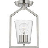 Seaforth Passage One Light 5 Inch Wide Semi Flush Mount by BSH - 70-BEL-1302216