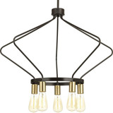 Holloway Courtyard 5 Light Large Chandelier by BSH - 70-BEL-687737