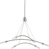 Ash Glas 6 Light Oversized Chandelier by BSH - 70-BEL-1043650