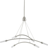 Ash Glas 6 Light Oversized Chandelier by BSH - 70-BEL-1043650