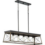 Pippin Coppice 5 Light Oversized Linear Chandelier by BSH - 70-BEL-621210