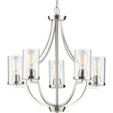 St Vincent Wood 5 Light Medium Chandelier by BSH - 70-BEL-930185