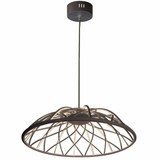 Pakuna 16W 1 LED Pendant 6 Inch Tall and 20 Inch Wide by Dainolite - PAK-2016LEDP