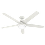 Aerodyne 5 Blade Ceiling Fan with Light Kit  60 Inches Wide by Hunter Fans - 5283-Aerodyne