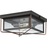 Exmouth Banks 2 Light 11 Inch Wide Outdoor Flush Mount by BSH - 70-BEL-1043600