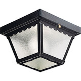 Belvoir Circle 1 Light 7.5 Inch Wide Outdoor Flush Mount by BSH - 70-BEL-7280