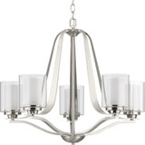 White Hart Square 5 Light Large Chandelier by BSH - 70-BEL-930174