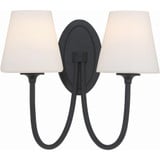 Juno 2 Light Candle Style Wall Sconce by Crystorama - JUN-10322