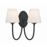 Juno 2 Light Candle Style Wall Sconce by Crystorama - JUN-10322