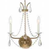 Karrington 2 Light Candle Style Wall Sconce by Crystorama - KAR-90902
