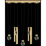 Aria 10 LED Linear Pendant 24.75 x 43 Inches by Fine Art 33444 - 100006-33444