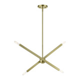 Monaco 4 Light Multidirectional Linear Chandelier by Livex - 46983