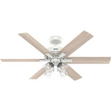 Fonthill 6 Blade Ceiling Fan with Light Kit 52 Inches Wide by Hunter Fans - 5290-Fonthill