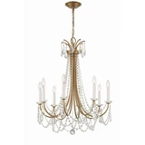 Karrington 8 Light Medium Chandelier by Crystorama - KAR-90908