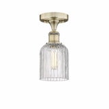 Bridal Veil 1 Light Steel 5 Inch Wide Semi Flush Mount by Innovations - 616-1F-G559-5