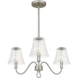 McKinney 3 Light Chandelier 10.75 Inch Tall and 21.75 Inch Wide by Quoizel - MCK5022