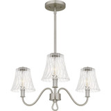 McKinney 3 Light Chandelier 10.75 Inch Tall and 21.75 Inch Wide by Quoizel - MCK5022