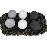 8 Piece 4 Inch Cannon Ball Set by Athena Fire Tables - CB4-8