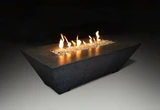 Olympus - 60x30x18 Inch Rectangular Gas Fire Pit Table by Athena Fire Tables - ORECFT-6030-N-P