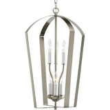 Gather 6 Light Small Chandelier by Progress - P3929