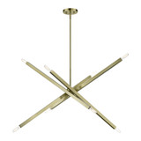 Monaco 8 Light Multidirectional Linear Chandelier by Livex - 46987